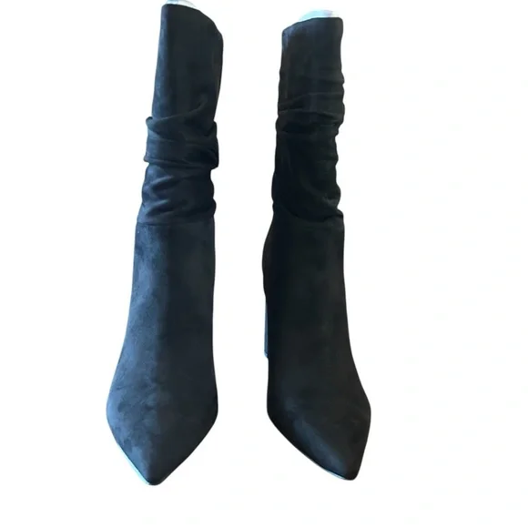 Nine West Denner 2 Microsuede Covered Heel Mid-Calf Boots NWT Size 9 - Picture 3 of 10